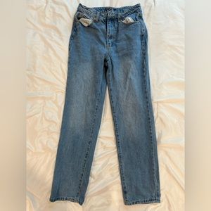 FashionNova Straight Jeans / Blue